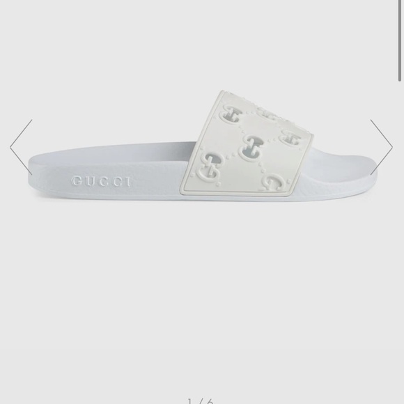 Gucci Shoes - Womens Rubber GG slides